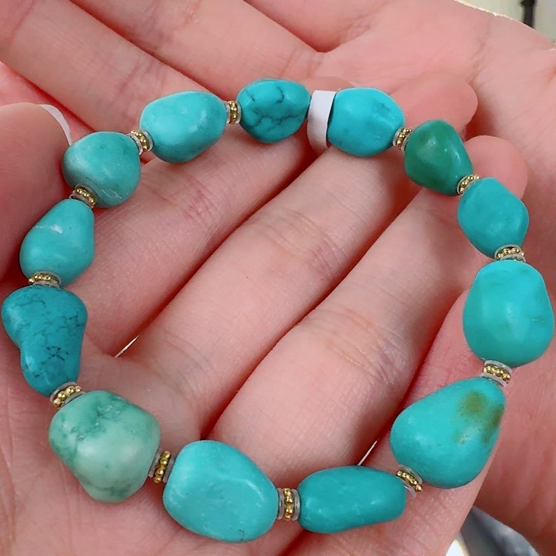 未镶嵌绿松石珠宝奇石