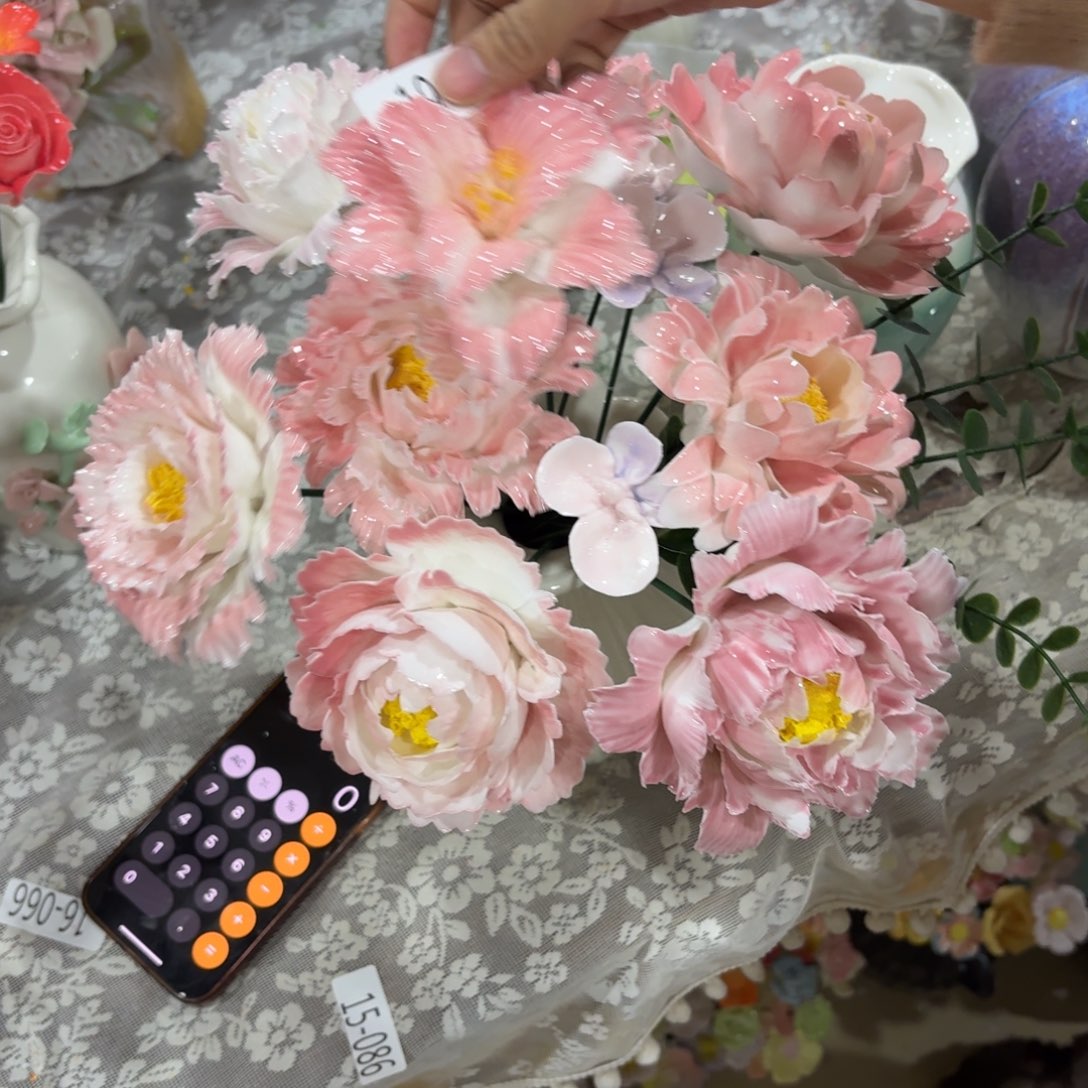 陶瓷花，20元发货，退款拉黑1981