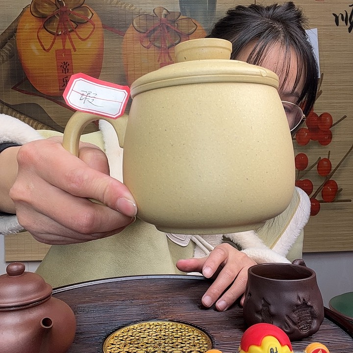 紫砂茶杯原矿紫砂杯