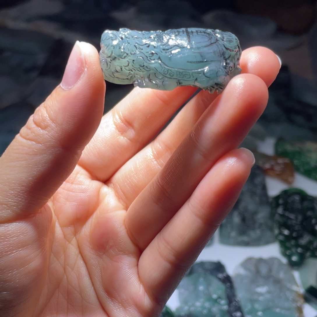 定制翡翠未镶嵌123456