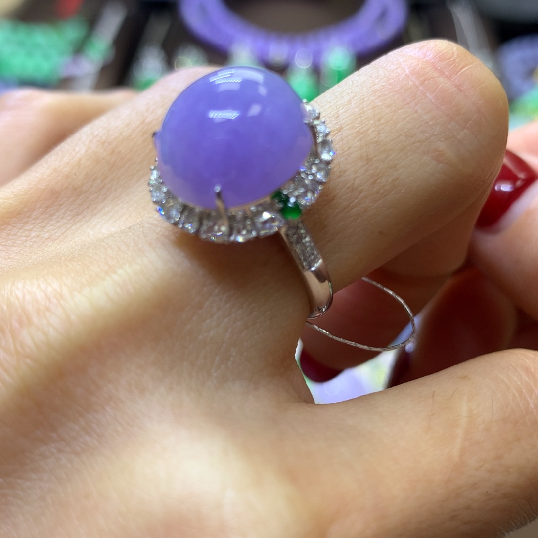 【闪购商品】翡翠颈饰18K金镶嵌翡翠