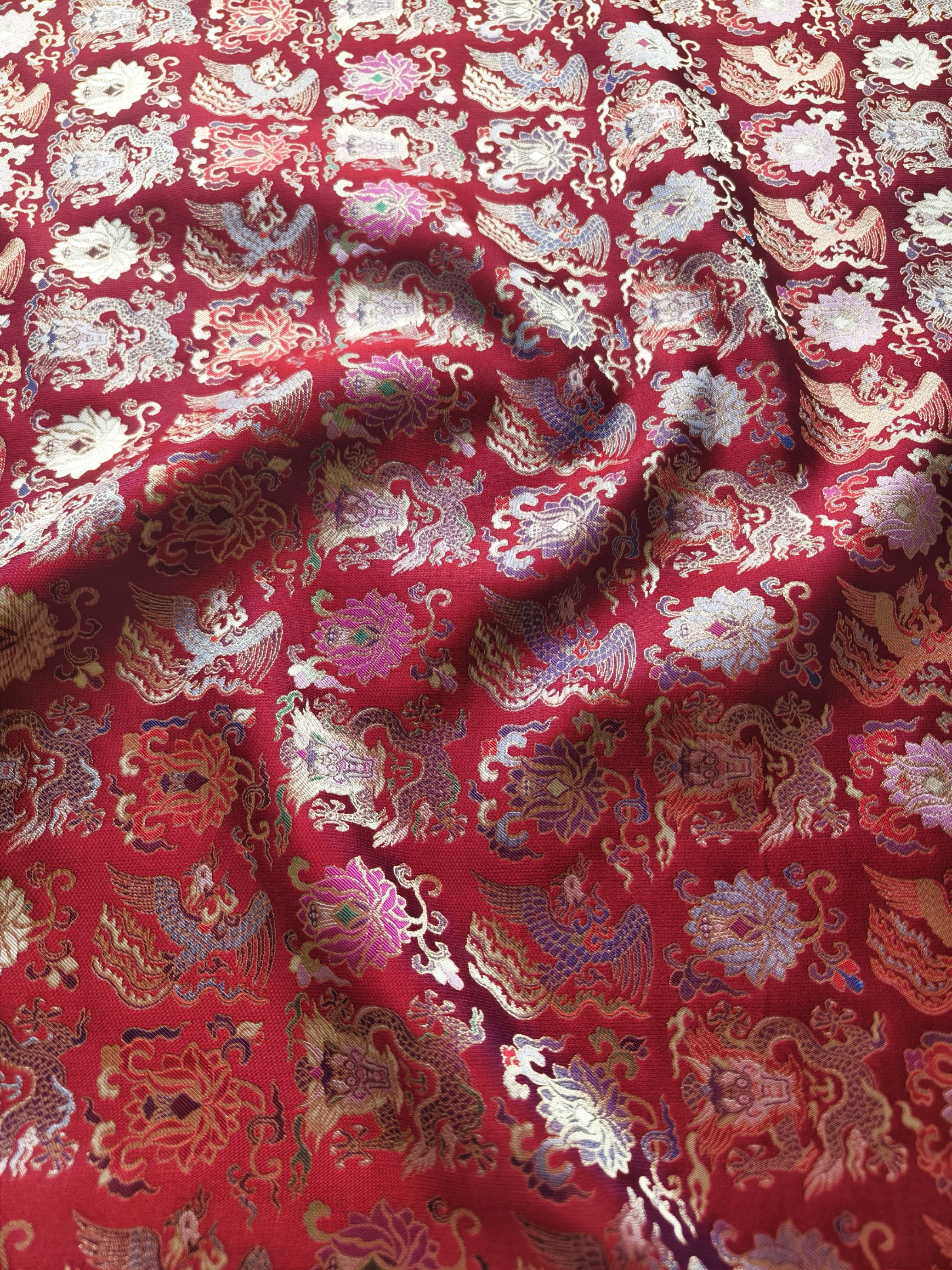 丝绸厂家桑蚕丝宋锦(仅花型参考）14