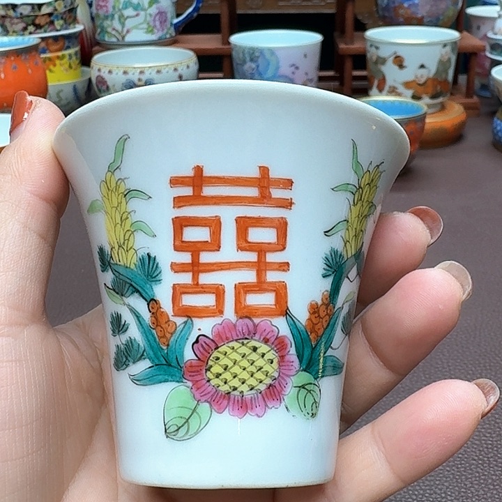 瓷片景德镇仿古手工制作精品展示