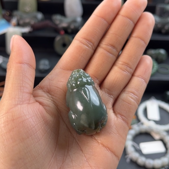 和田玉挂件未镶嵌弘****1