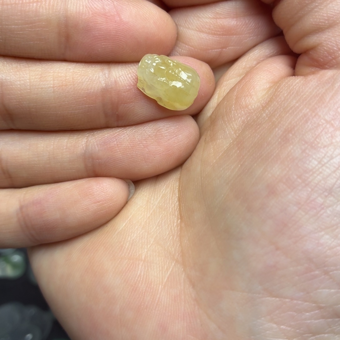 翡翠未镶嵌颈饰黄貔貅