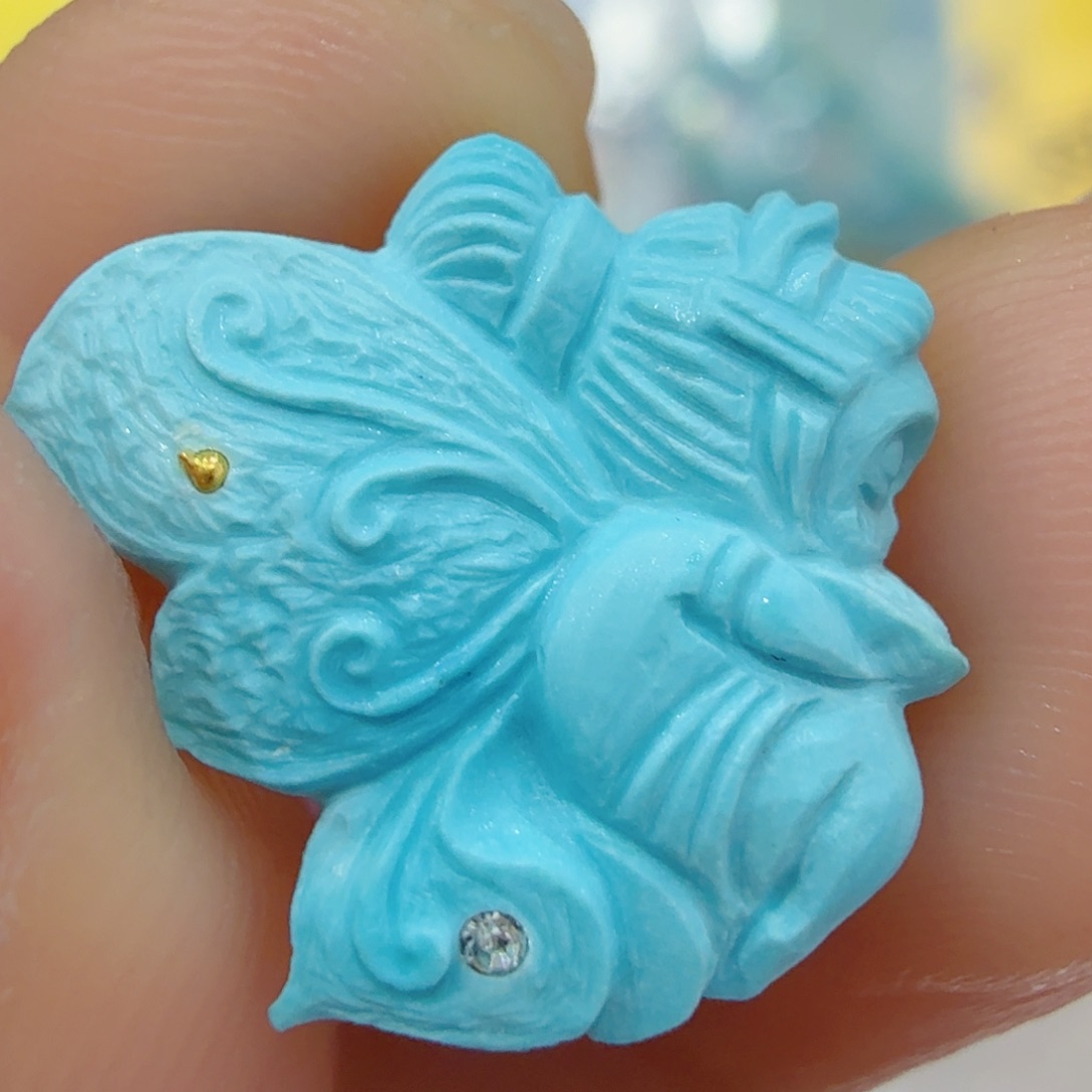 绿松石未镶嵌珠宝奇石