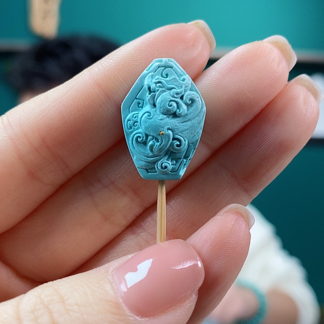 绿松石珠宝奇石未镶嵌