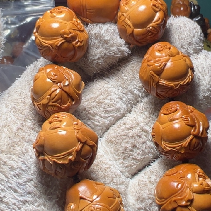 我***恒橄榄核手串/手链2.4财神