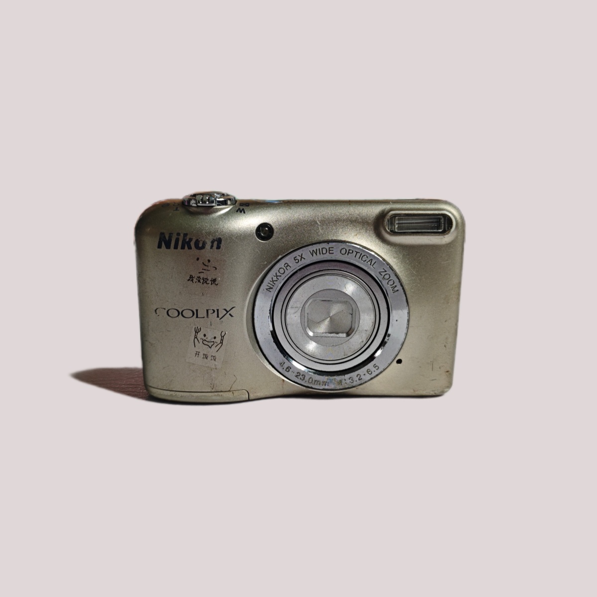 8新 Nikon/尼康 L29 1400万像素5倍光学变焦香槟金色外观