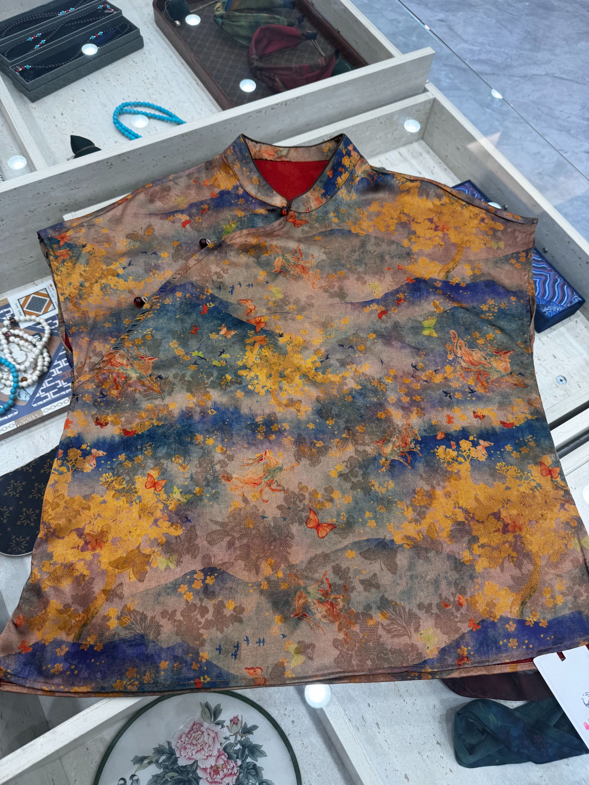 新中式国风立领提花上衣女FY5052503