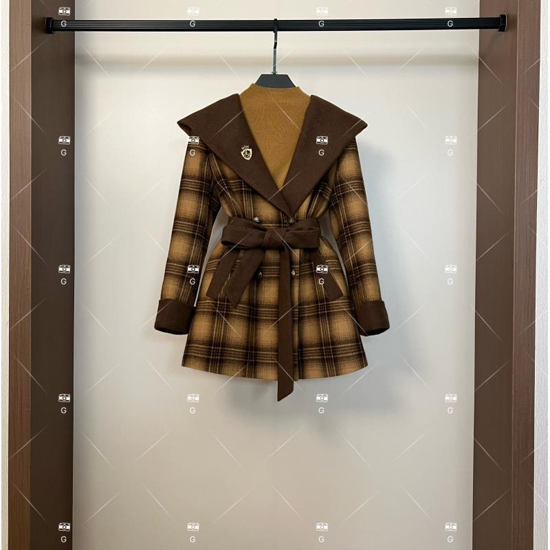 【楠楠】秋冬气质小香风设计师中长款羽绒服轻奢女 GS-57705