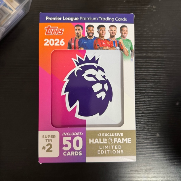 【盲盒代拆】25-26足球topps 英超零售版超级铁盒名人堂球星卡