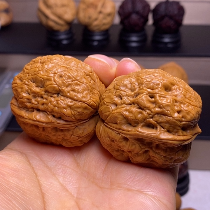 把件文玩核桃黄金蟒6