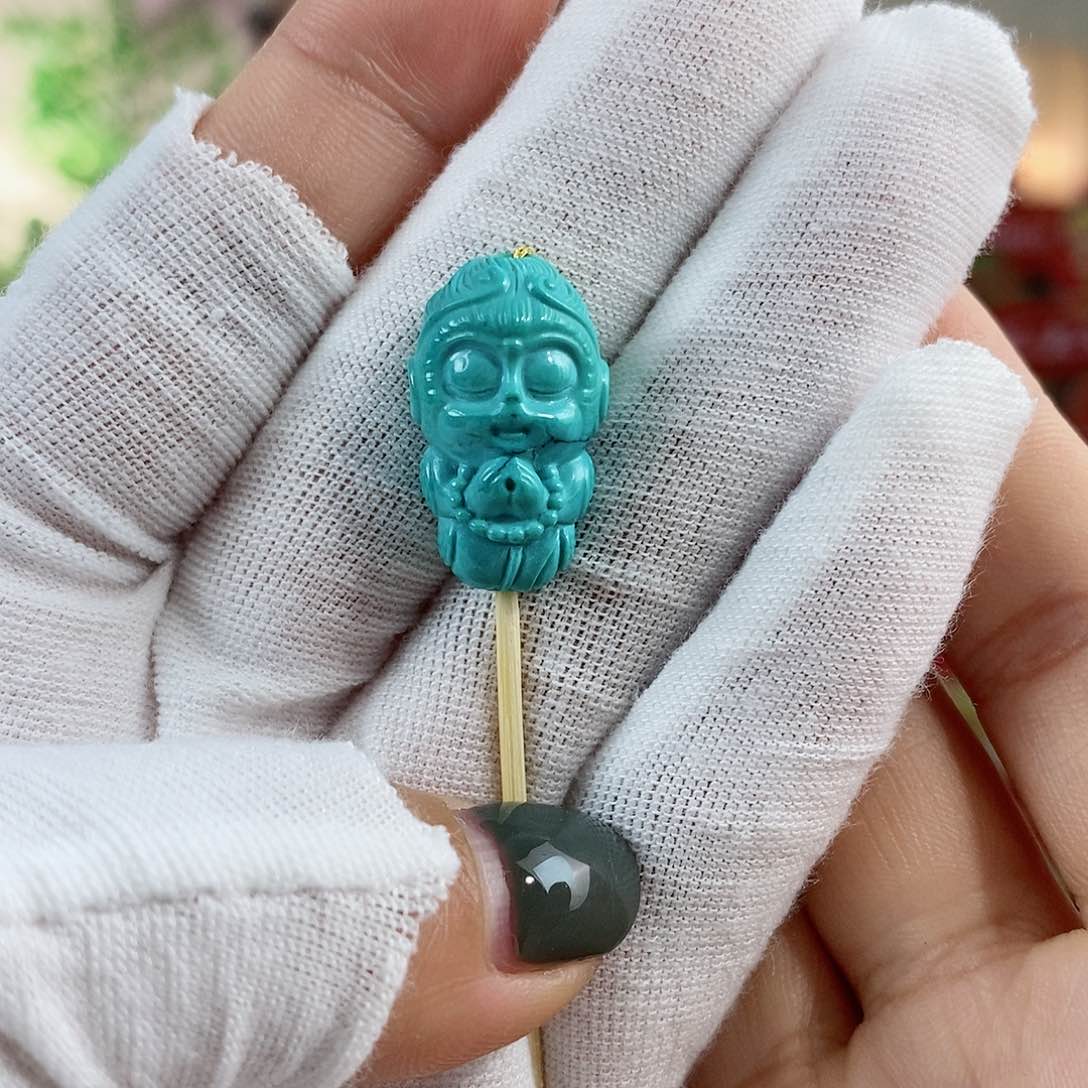 绿松石珠宝奇石未镶嵌