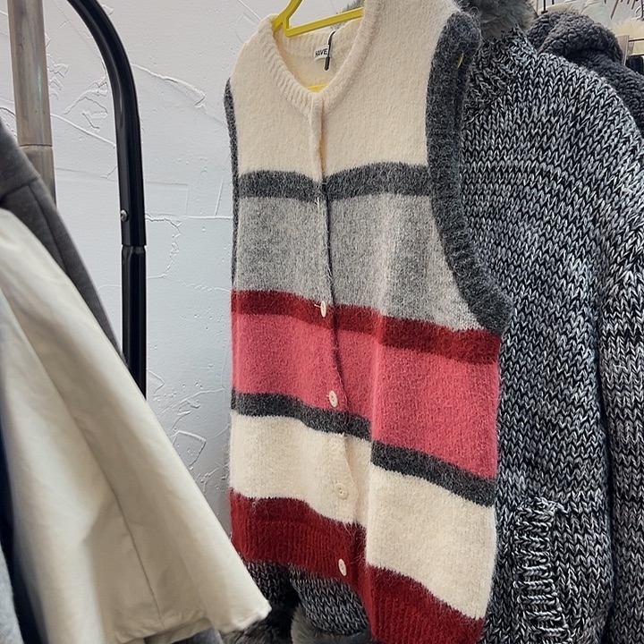 今天新款 毛衣背心