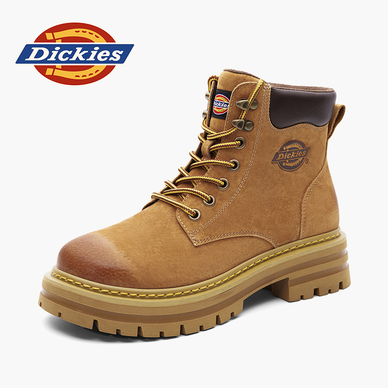 Dickies马丁靴男款秋冬2025新款男士靴子透气薄款男鞋户外工装靴