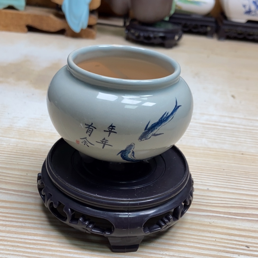 瓷片陶瓷花盆陶瓷艺术