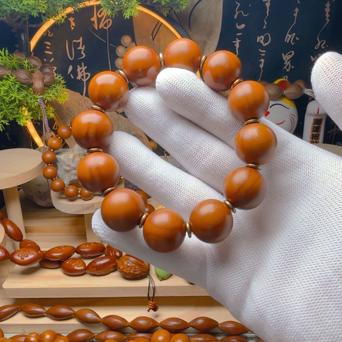 橄榄核手串/手链1.8光珠福利款