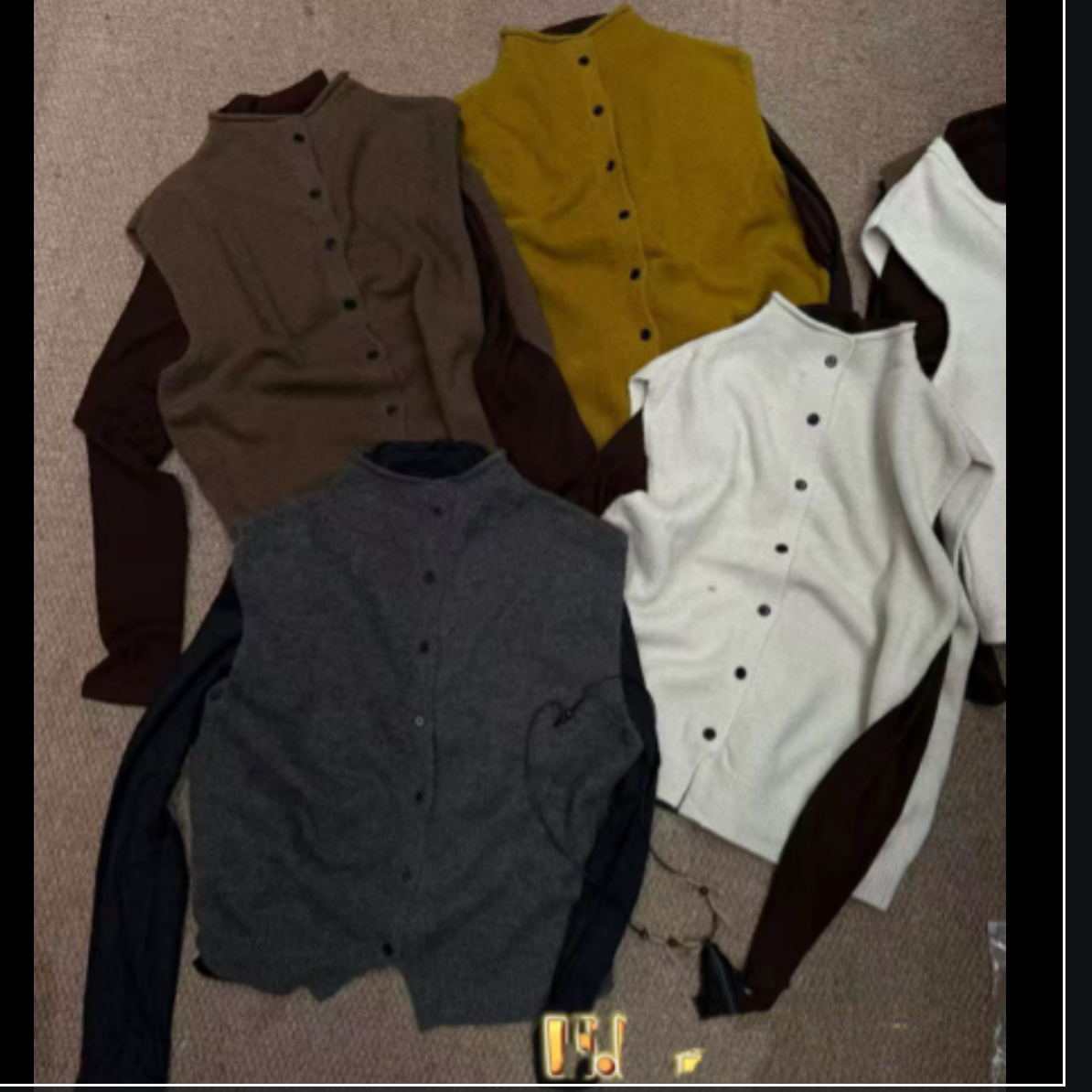 【NO退NO换】半高领针织马甲两件套