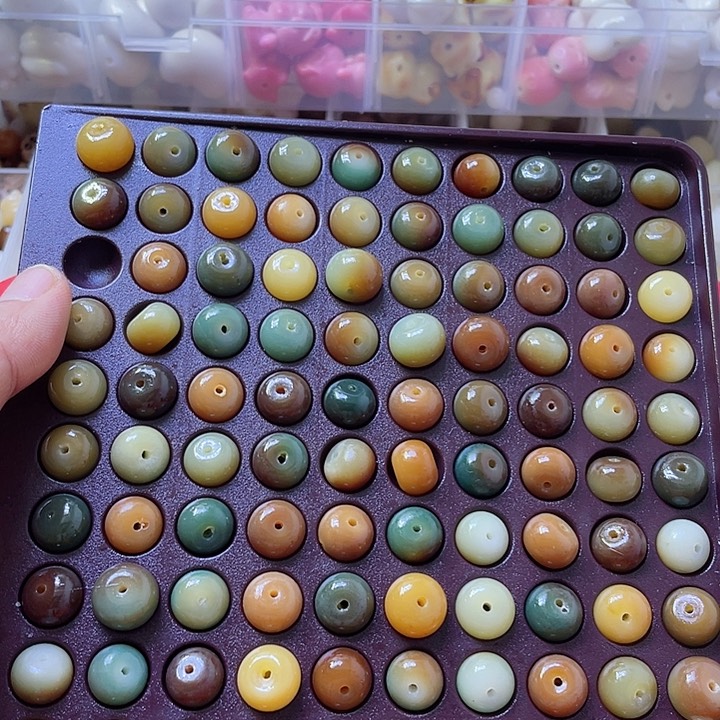 白玉菩提吊坠瑕疵敦煌算盘9/12二百关注➕灯牌宠一百