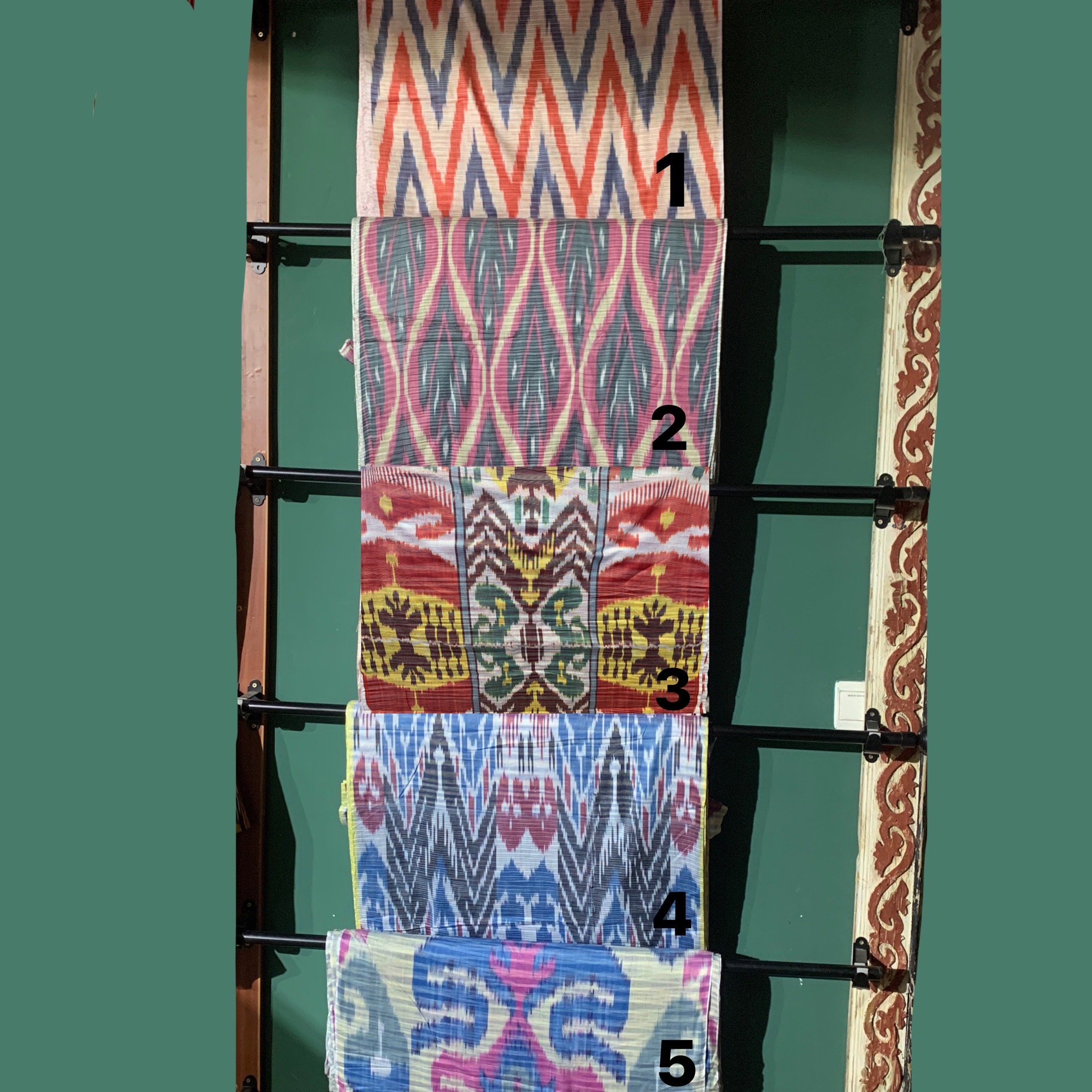 Nihal Etles 正品手工扎染艾特莱斯布料 5米起拍