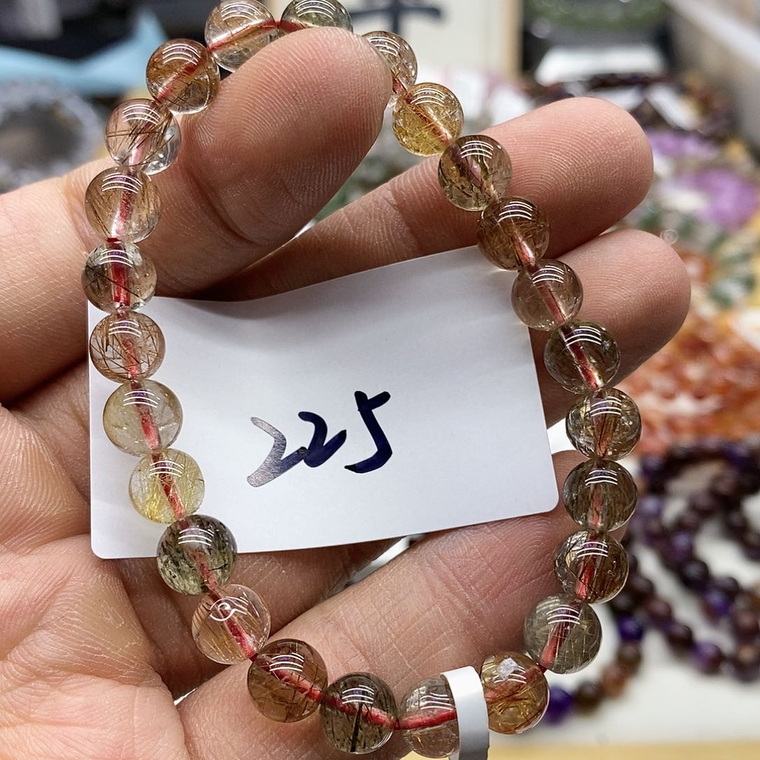 水晶手串未镶嵌天然