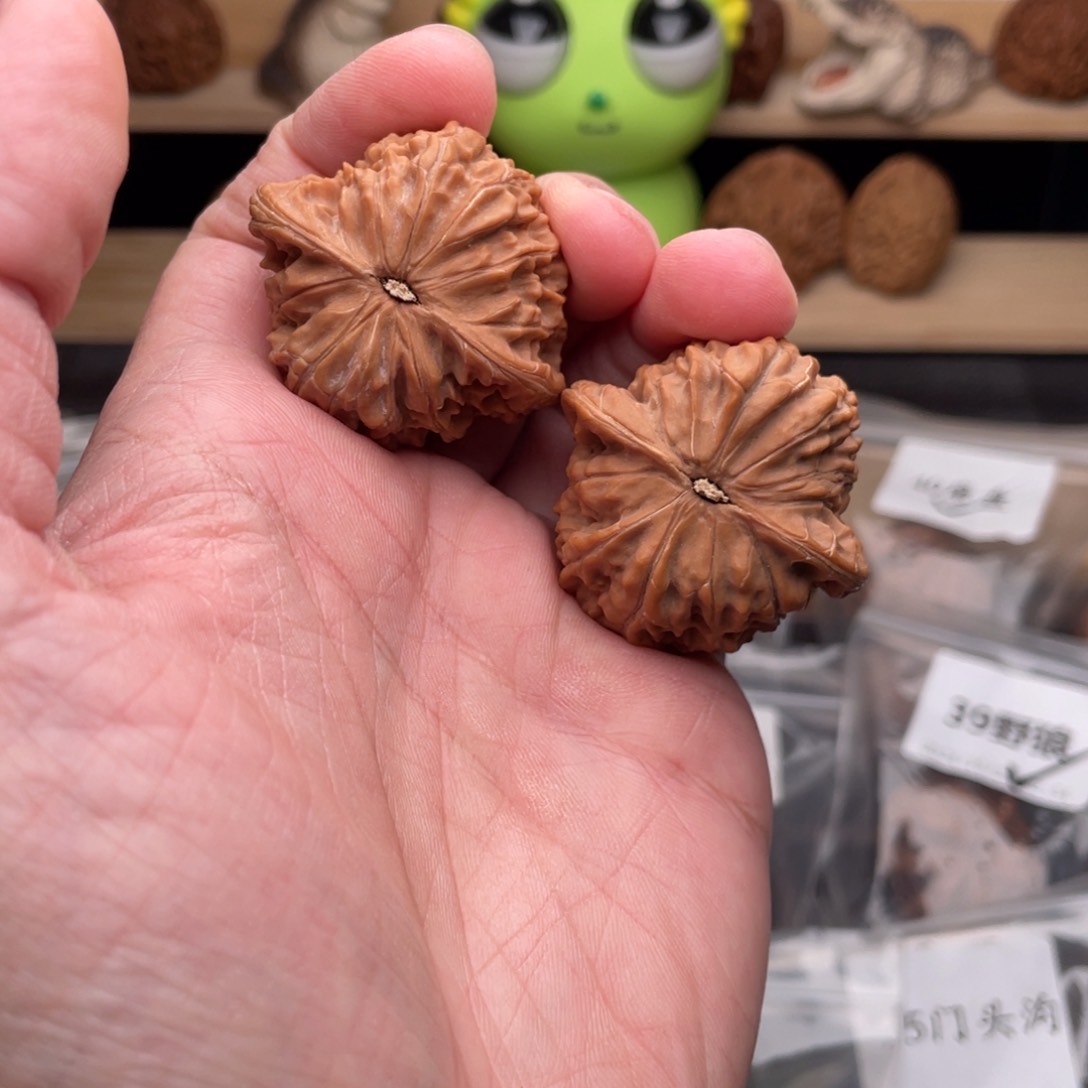文玩核桃把件财****啦41尺全品山地磨盘