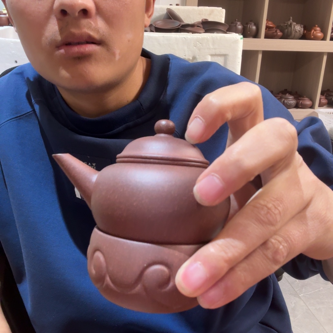 紫砂茶壶原矿原石的制作方法