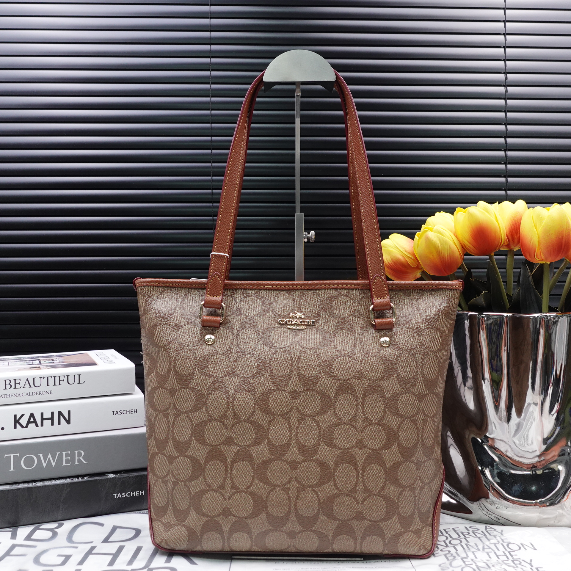 95新 COACH/蔻驰 单肩包/T10238717