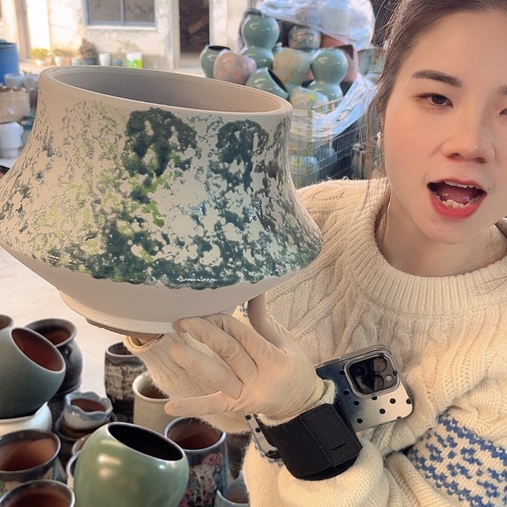 正品口20高21花盆……
