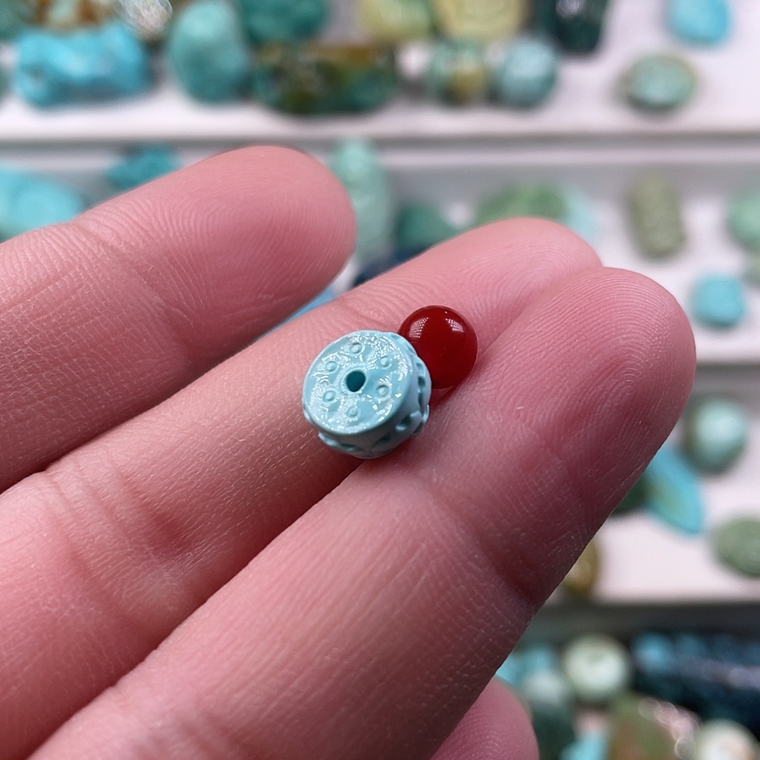 南红玛瑙未镶嵌颈饰