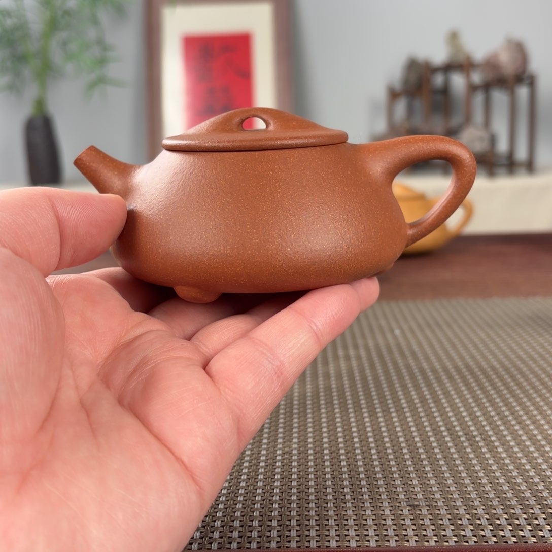 紫砂茶壶微瑕黄龙山原矿紫砂壶