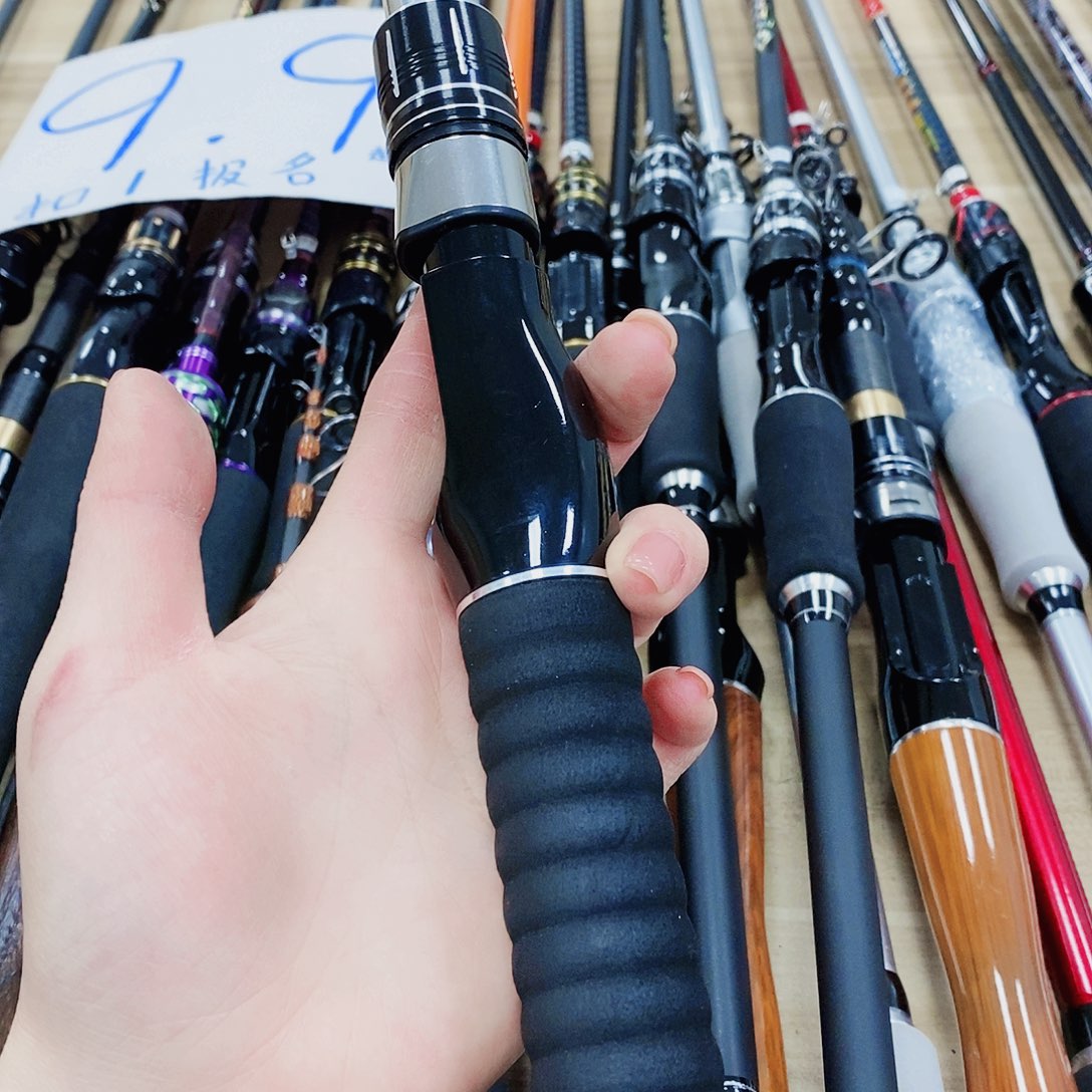 黑色伸缩直柄3米路亚竿