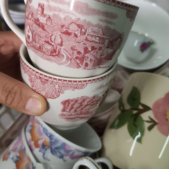 瓷片磁州窑五厂盘碗壶杯