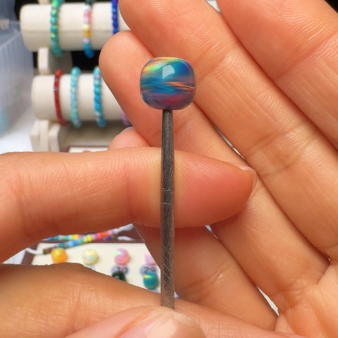 树脂制品人造欧泊卡10老型海上夕阳单颗