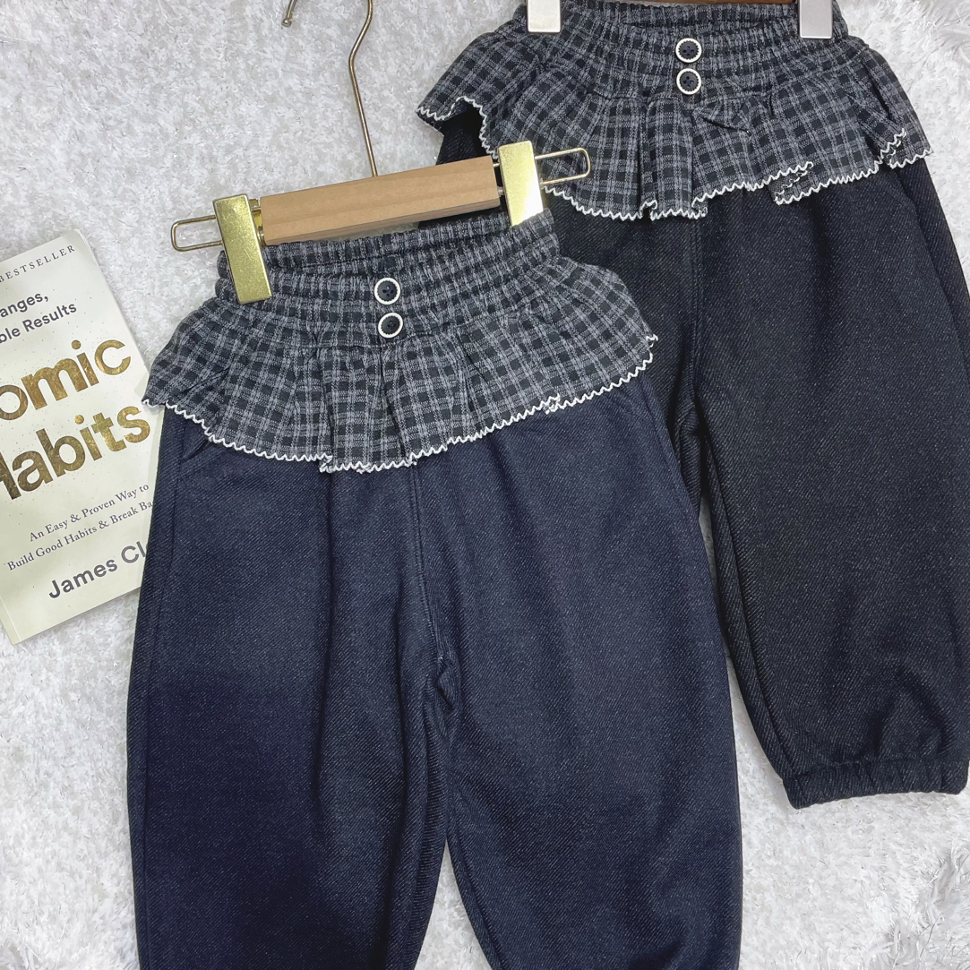 儿童休闲裤百搭加绒尺码90～130