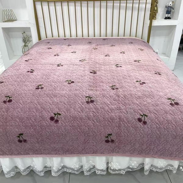 加厚牛奶绒直角床盖WA