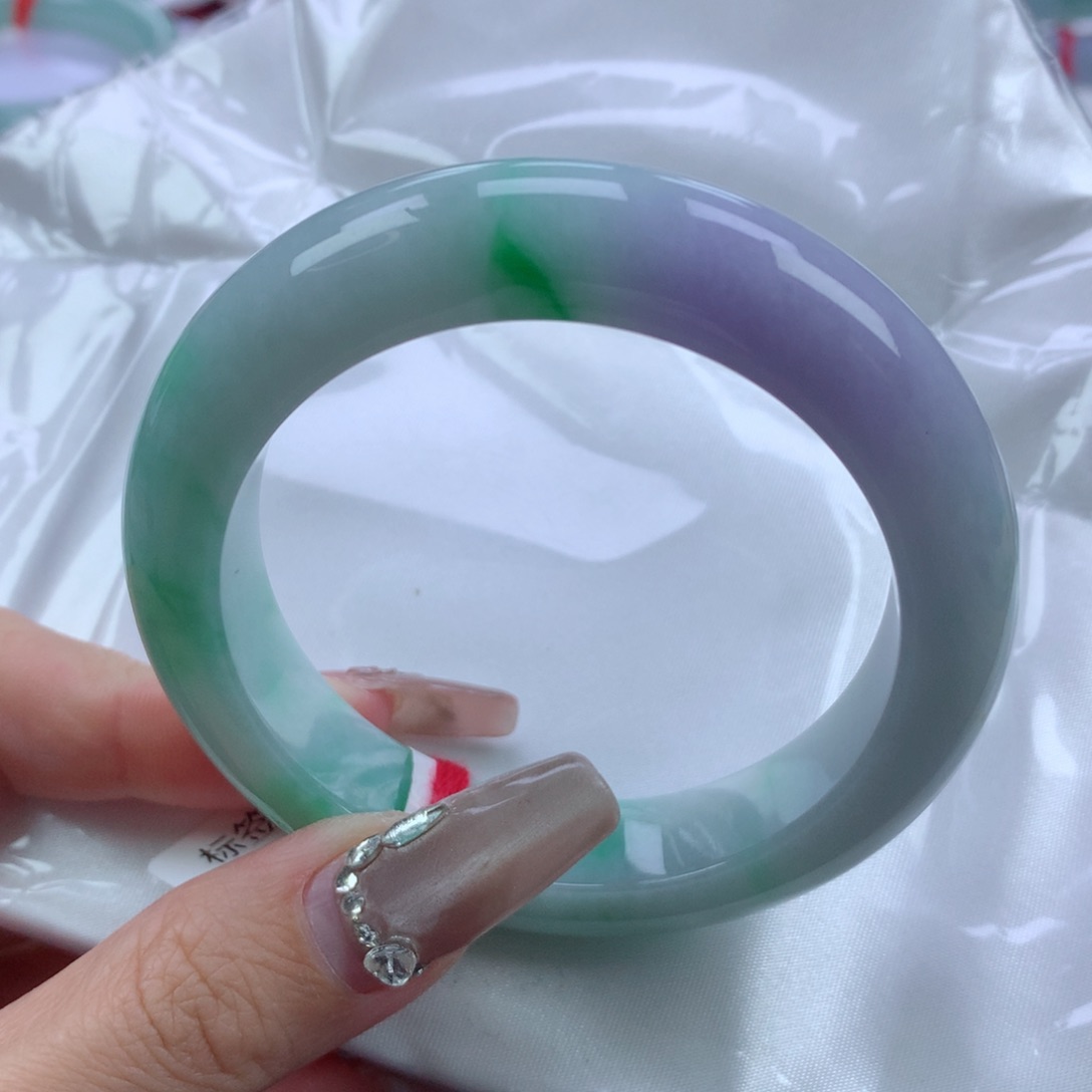 翡翠手镯未镶嵌54正圈