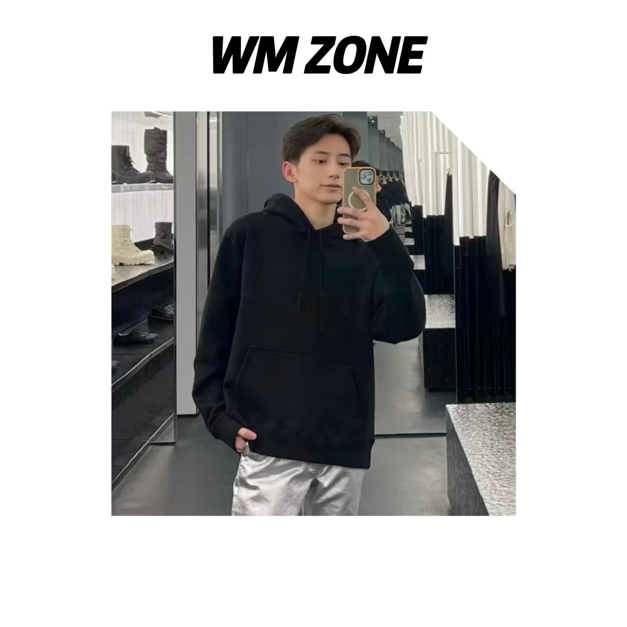 WM  3-12.5-2762  数字胶印口袋连帽卫衣