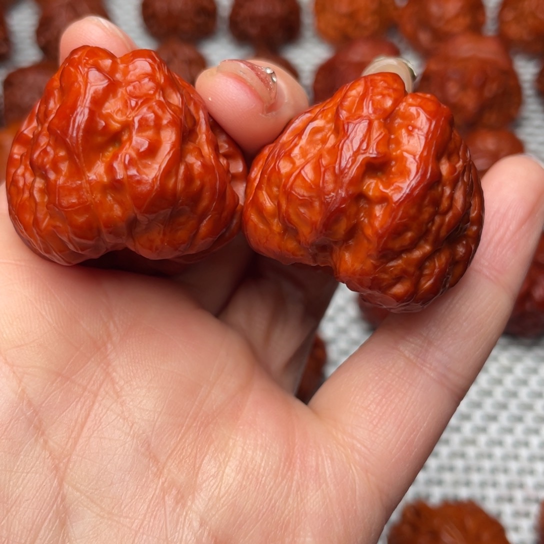 桃核吊坠文玩核桃 手把件 蛤蟆头 35