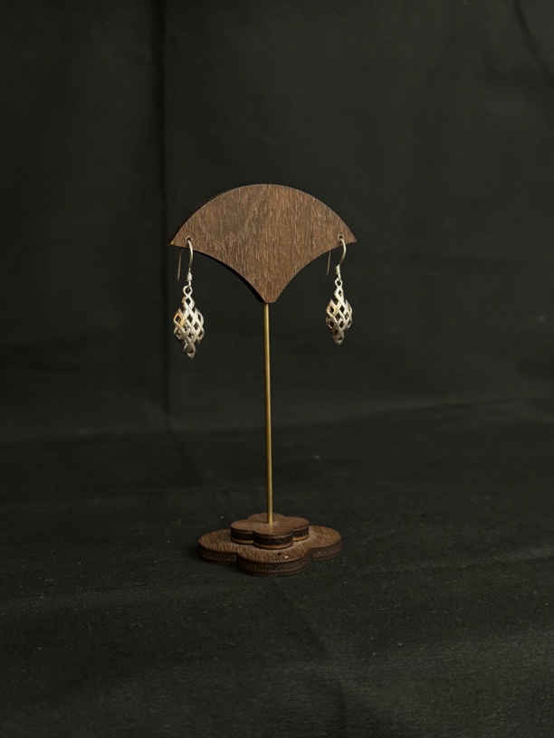 925银耳饰 尼泊尔 进口 925纯银 耳坠