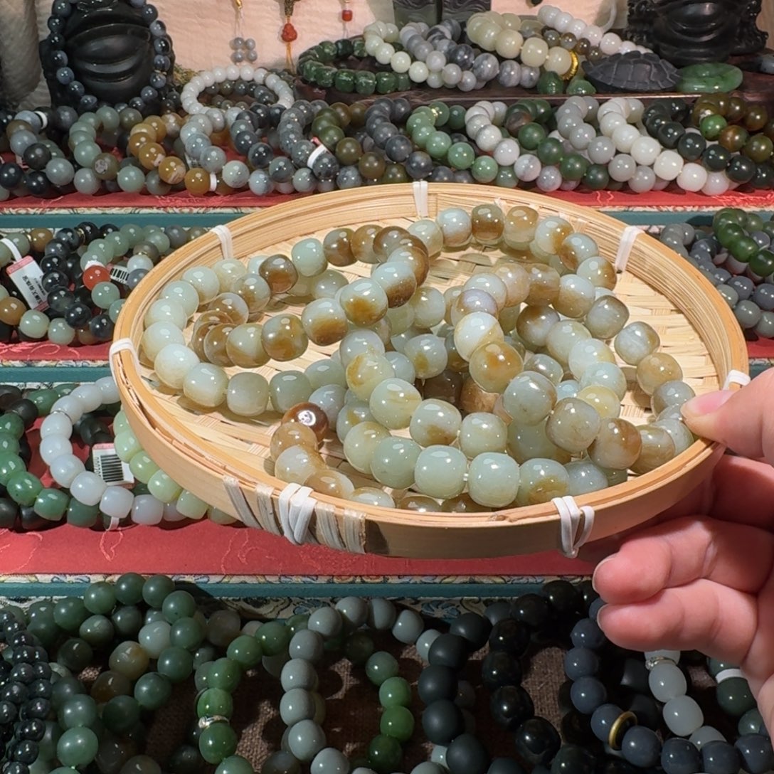 和田玉未镶嵌手链多样性拍一发一