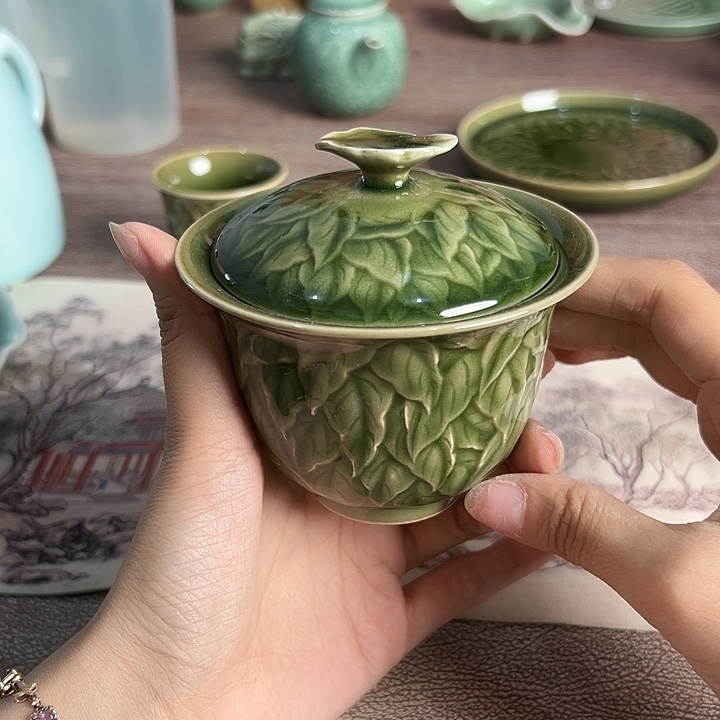 小米茶器龙泉青瓷