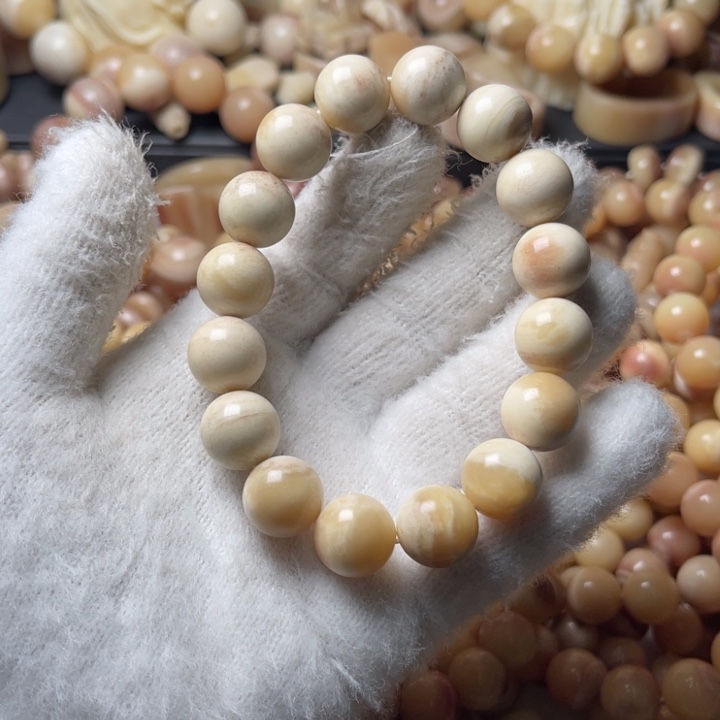 小***Y手串/手链驼骨14圆