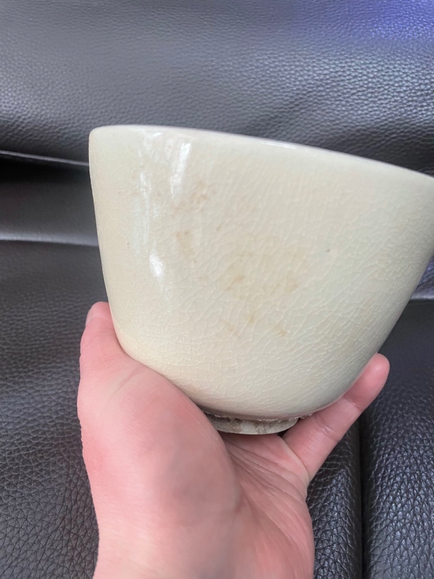 早期白釉直腹杯子