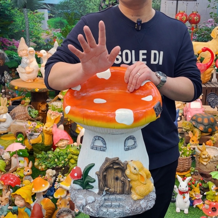 红陶花园庭院摆件