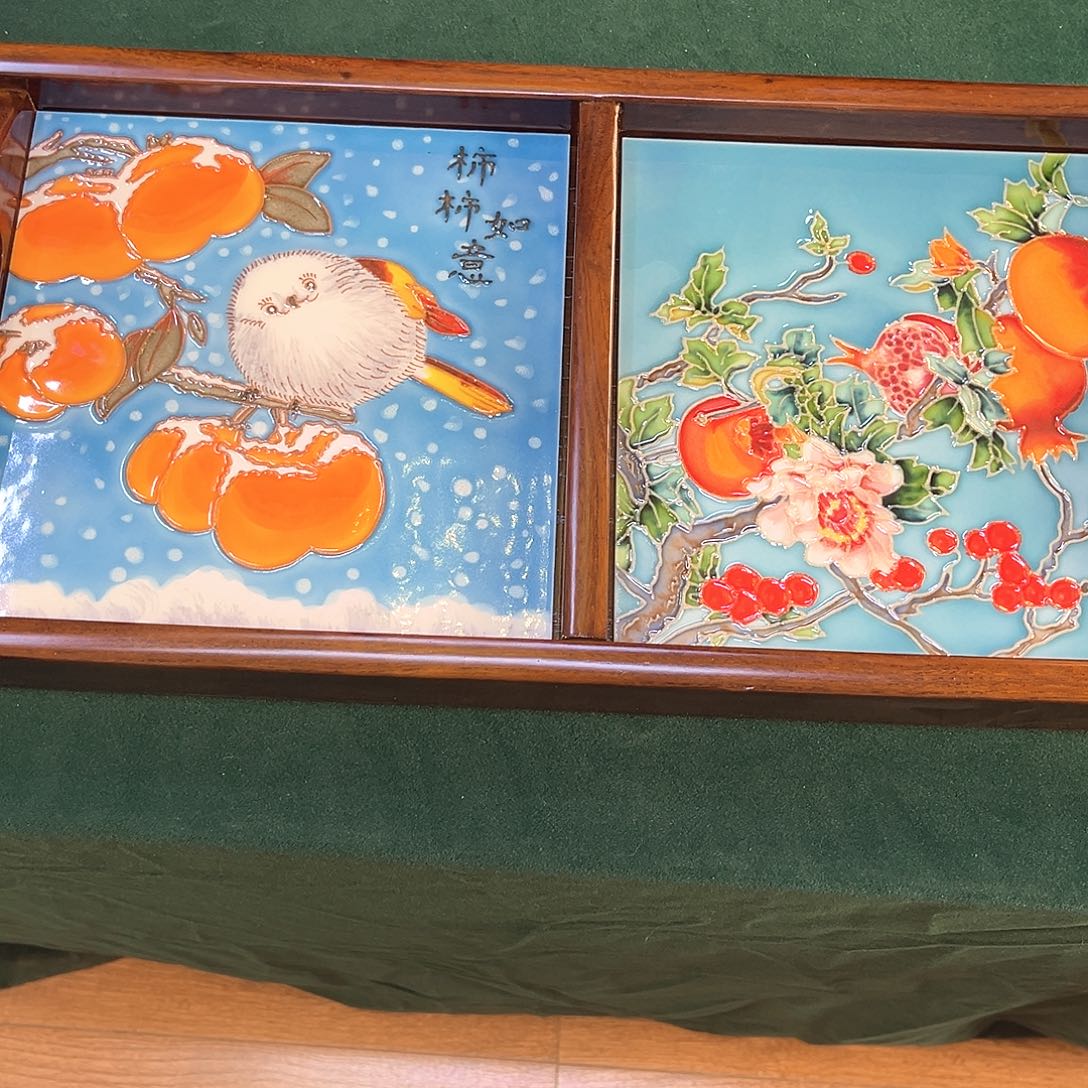 瓷片彩**心瓷器制作工艺