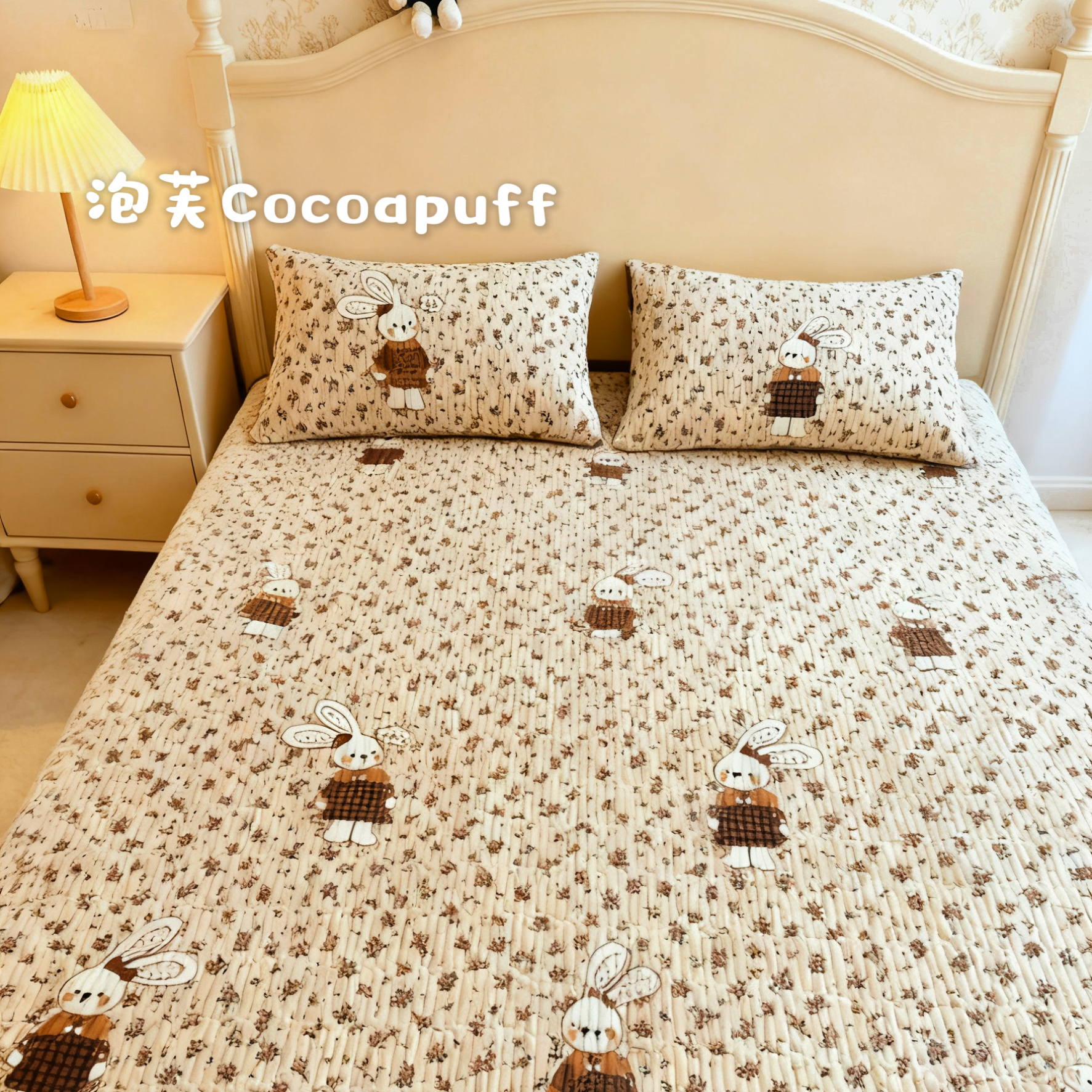 彼得兔200*230冬季加厚牛奶绒床盖柔软保暖韩式床单床炕单通用