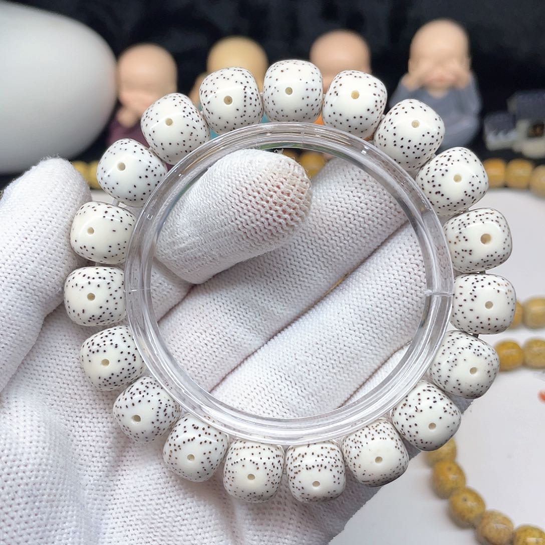 星月菩提吊坠13/12脱脂顺白月朗星稀单圈