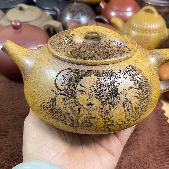 紫砂茶壶紫砂微瑕